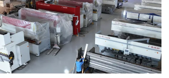 WOTIAN machines prepared in factory packaging